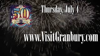 Granburys July 4th 2024 and through the weekend schedule [upl. by Noiroc]