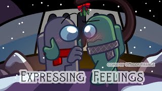 🎄EXPRESSING FEELINGS🎄 AMONG US COMIC OFFICIAL Rodamrix CHARACTER [upl. by Grochow]