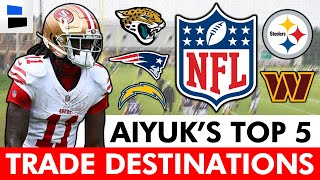 BIG NFL News Brandon Aiyuk Reports To 49ers Training Camp  Top 5 Brandon Aiyuk Trade Destinations [upl. by Osgood]