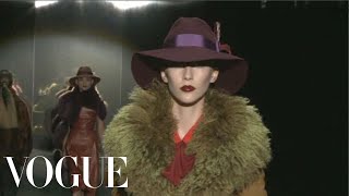 Gucci Ready to Wear Fall 2011 Vogue Fashion Week Runway Show [upl. by Ard453]