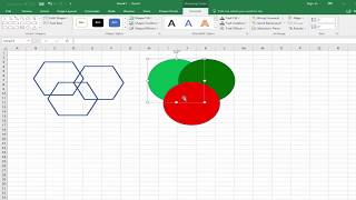 How to Group Ungroup and Regroup Shape or object in Microsoft Excel 2017 [upl. by Atnoved]