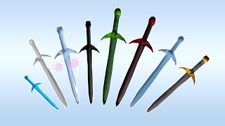 All Roblox Sword Fights on the Heights Swords RANKED [upl. by Donelle]