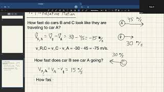 AP Physics C Topic 14  Frames of Reference and Relative Motion [upl. by Cotter]