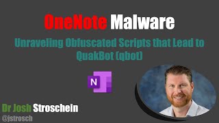 OneNote Malware Trends  Investigating Script Execution that Leads to QuakBot [upl. by Saxen]