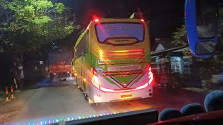 Bus Tividi mimpin dpn Dieng indah√konvoi jalur selatan Bumi ayu selap selip [upl. by Enohpesrep]