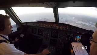 Fuerteventura GCFV Cockpit view Landing rwy 19 [upl. by Elgar]