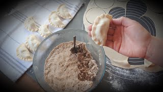 72  Pierogi z mięsem z karkówki  najlepszy przepis na ciasto i farsz  sekret na idealne pierogi [upl. by Petrina]