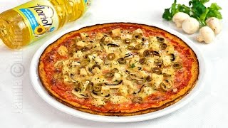 Pizza cu blat de conopida  “Reinventeazăți prânzul cu Floriol”  JamilaCuisine [upl. by Rambert]