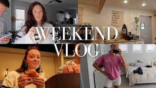 at home VLOG  house updates date night organizing building furniture amp more [upl. by Drye539]