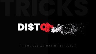 CSS3 Text Distortion Animation Effects  Tricks [upl. by Estey40]