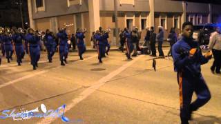 Belaire High School  2015 Artemis Mardi Gras Parade [upl. by Candless]