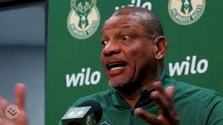 Doc Rivers Reacts to 4th Loss vs Memphis Ja Morant Impact Damian Lillard amp Giannis Antetokounmpo [upl. by Higbee]