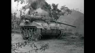 M18 Hellcat tank destroyer in the fire support role [upl. by Sperry]