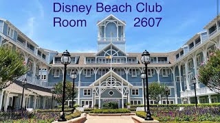 Disney Beach Club Room 2607 CadwellCruisin [upl. by Laddy]