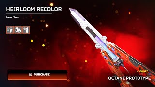 Apex Legends OCTANE Heirloom Recolor is Here [upl. by Eradis]