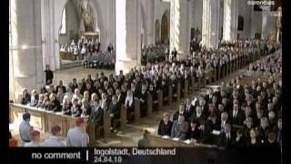 Funeral service for four German soldiers killed in [upl. by Castorina]