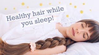 PROTECTIVE SLEEP HAIRSTYLES Haircare tips for healthy amp beautiful hair [upl. by Eserahs]