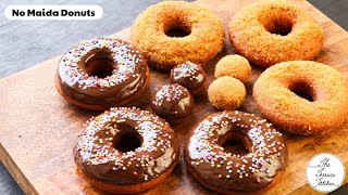 No Maida Eggless Donut Recipe  Healthy amp Tasty Twist to Donuts  The Terrace Kitchen [upl. by Ellenar567]