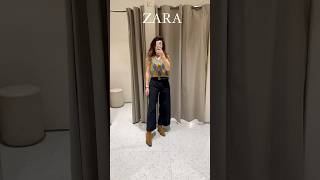 Try on haul Zara automne 2024 🍂🤎zaranew zaracollection zarafall zarahaul zaratryonhaul zara [upl. by Lachish]