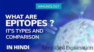 What Are Epitopes  Its Types and Comparison  In Hindi  Immunology [upl. by Kimmie]