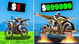 1 to 1000000 Flying Bike in GTA 5 [upl. by Adiasteb]