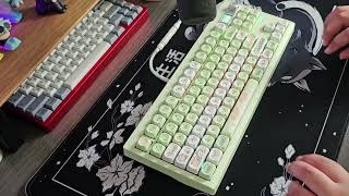 GMK87  KTT Matcha Switches Sound Test [upl. by Durno]