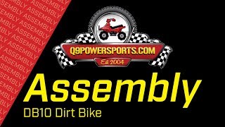 Tao Motors DB10 Dirt Bike Assembly  Q9Powersports USA [upl. by Euqinahc]