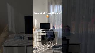 New Workspace The Best Update Ever office workfromhome [upl. by Haroppiz]