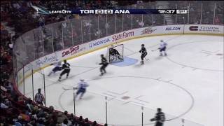 What a Save by Jonas quotThe Monsterquot Gustavsson vs Anaheim Ducks  October 26th 2009 HD [upl. by Gerstner]