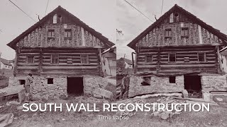 Limestone Wall Reconstruction  South Wall Time Lapse  Music Only [upl. by Sitruc582]