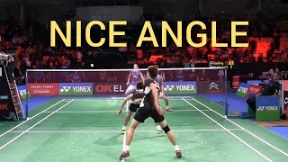 Goh V ShemTan Wee Kiong vs Mathias BoeCarsten Mogensen Denmark Open Nice Angle [upl. by Orvil]