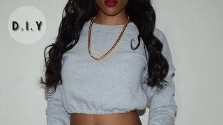 DIY Sweater Crop Top [upl. by Sesmar]