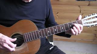 Stagolee Blues  Fingerpicking Blues Lesson  Mississippi John Hurt TAB avl [upl. by Fabian]