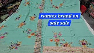 Sale  Sale  Sale 🌹Ramtex Brand Stock Clearance Sale  Discount On Partywear Suits 🌹 [upl. by Marcello]