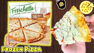 🍕 Freschetta Thin Crust Five Cheese  Frozen Pizza Review [upl. by Leund]