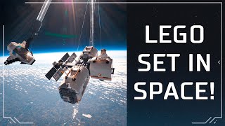 LEGO space set in actual space [upl. by Haldeman]