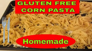 How to make Gluten Free Corn Pasta  Food Processor and Pasta Roller Machine [upl. by Hars]