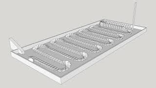 Falling Dominoes Using MSPhysics With SketchUp [upl. by Artema]