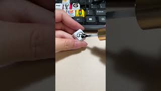 Drawing Infiniti car logo on the keyboard shorts diy art tiktok trending [upl. by Odilia]