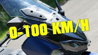 SYM Maxsym TL500 0100 KMH 060 MPH [upl. by Armillas]