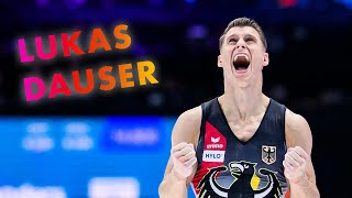 Lukas Dauser nach dem Mehrkampffinale bei der TurnWM in Antwerpen Belgien [upl. by Kerred]