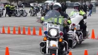 2014 Coppell  Grapevine Police Motorcycle Rodeo Head to Head Competition [upl. by Kiefer]