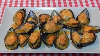 Receta de mejillones con salsa Americana [upl. by Malkah]