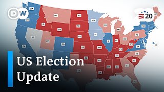 US Election Headtohead race with no clear winner in sight  DW News [upl. by Honey537]