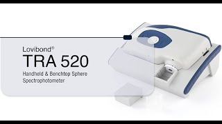 Lovibond® TRA 520 Handheld Sphere Spectrophotometer How to use Lovibond TRA 520 [upl. by Thier739]