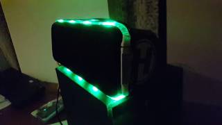 Sony SRSXB3 with RGB LED strip mod [upl. by Raina]