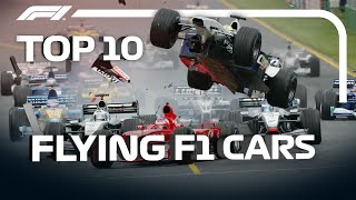 Top 10 Flying F1 Cars [upl. by Marchelle]