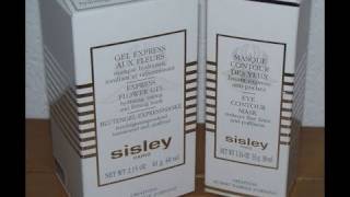 Sisley Paris Express Flower Gel amp Eye Contour Mask Review [upl. by Auqinehs]