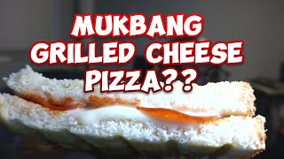 MukBang Four Grilled Cheese Pizza [upl. by Lehsreh]