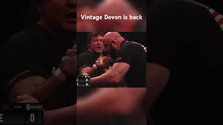 Devon larratt vs dave chaffee  Vintage devon shows his wrist strength armwrestling shorts viral [upl. by Anhavas]